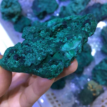 Retas gražus Gamtos Yang Chun malachito grubus akmuo mineralų pavyzdys reiki healing kristalai, kaip rinkti iš namų puošybai