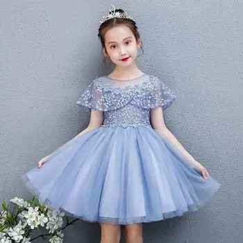 nauja vaikų princesė sijonas mergaitėms vasaros suknelė purus verpalų vaikų užsienio stiliaus sijonas mergaitę siūlai sijonas