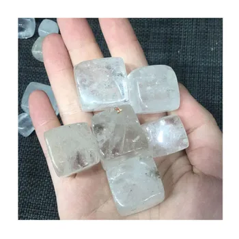 Natūralaus Poliruoto Aišku, Kvarco Cube Crystal Healing Akmenų Apdaila