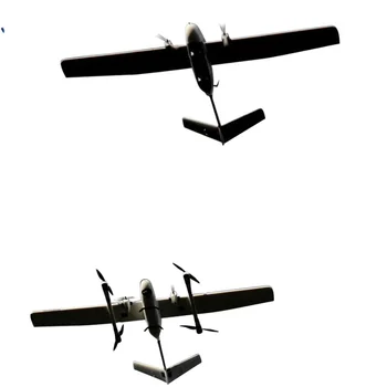 Elektronikos vielos priežiūros fotografijos VTOL fiksuoto sparno drone