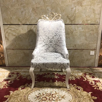 Europos stiliaus knyga kėdės audinys minkštas krepšys kėdė, prabangus laisvalaikio kėdė iš medžio masyvo išdrožtos kosmetikos kėdės atlošas valgomojo kėdė namas