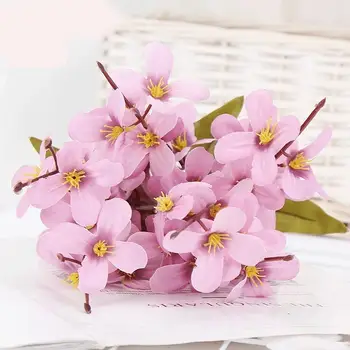 1PC Retro Dirbtinės Gėlės Nekilnojamojo Touch Orchidėja Netikras Gėles, Namų Puošimas, Vestuvių Papuošimas Priedai flores artificiales