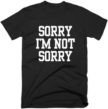 Skuggnas Atsiprašau, aš Ne Atsiprašome, T-Shirt cool Mados tees mielas Hipster tee marškinėliai Tumblr estetinės harajuku gotikos Unisex Viršūnės