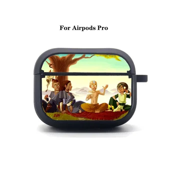 Anime Avatar AirPods Pro Padengti AirPods Pro Ausinių maišelis Minkštas Silikoninis Bluetooth Apsauginės Ausinės Atveju