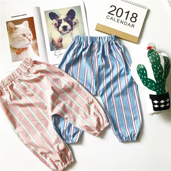Tonytaobaby Vasarą Nešioti Naujas Stilius Baby Anti Uodai Kelnes, Įvairių spalvų Juostele Prarasti Tinka Kelnės