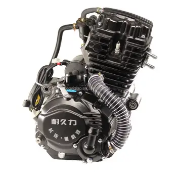 Gamintojas didmeninės juoda vieno cilindro 350CC variklio užsakymą OEM vandeniu aušinamas vertikalus variklis