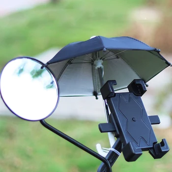 1PC Dviračių Telefono Laikiklis Mini skėtį nuo saulės, Skėtis, Dviračių Dekoravimo Reikmenys, 10 Stilius