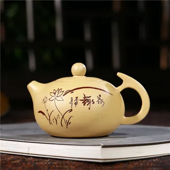 280ml Kinų Kungfu Keramikos arbatinukas Yixing Zisha arbatos puodą raudonos molio arbatinukas pu'er juodosios arbatos dovanų Didmeninės Nemokamas pristatymas