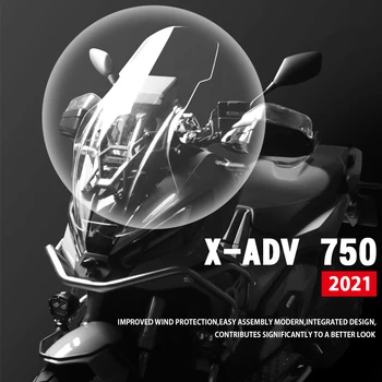 Honda NAUJAS X-ADV 750 XADV 750 XADV750 2021 2022 Motociklo priekinio Stiklo, Priekinio stiklo Dvigubas Burbulas Reflektoriai Skydelis